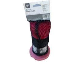 Everlast Boxing, Hand Wraps – 3 Pack White, Black, Red 120 inches new unisex