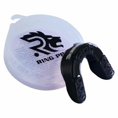 RING PRO Black Mouth Guard Boxing MMA Football Teeth Protector Gum Shield Shock