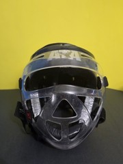 ATA Headgear Sparring Helmet w/Face Shield Adult Medium Macho Martial Arts Black