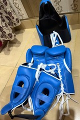 MMA Pro Wining Boxing Gloves Set Boxing Gloves ,Headgear, Groin Guard All Sizes