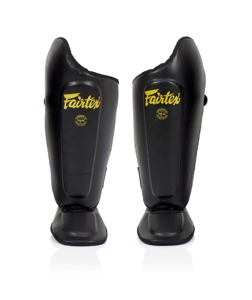 Fairtex Muay Thai Shin Guards SP8 Shin Protection for Muay Thia MMA K1 Black