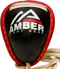 Amber Traditional Steel Cup Groin Protector for Kickboxing, Muay Thai, MMA