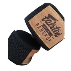 Boxing Fairtex Elastic Wraps 180 Hand Mexican Handwraps Mma Black HW4.