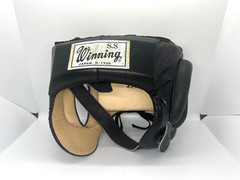 Winning Boxing Vintage Old Logo CM-20 Punching Mitt & H-1700 Headgear Set Japan