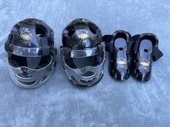 West Coast Power Gear Martial Arts Sparring Gear Taekwondo MMA Adult Xs/M/L Set