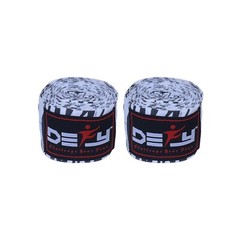 DEFY Pair of 180″ New Boxing Hand Wraps Elastic MMA Muay Thai Bandage Zebra