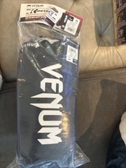 Venum Kontact Slip On MMA Boxing Shin and Instep Guards Black Size Unique New