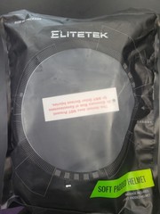 6402 Elitetek soft padded helmet Multi sport black size Small