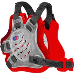 Cliff Keen Youth F5 Tornado Wrestling Headgear – Translucent/Scarlet/Black