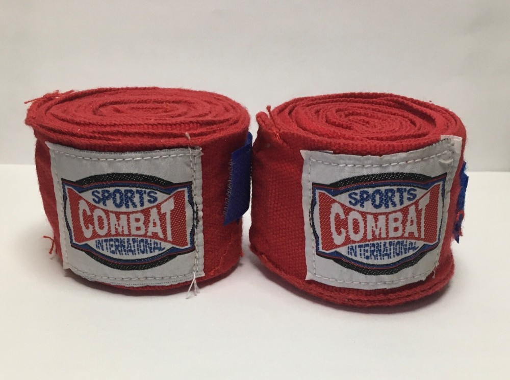 Combat Sports Semi-Elastic Handwraps Boxing Hand Wraps Red Kick MMA