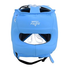 FADI A1 Leather Boxing Headgear 2 Pack L/XL MMA Muay Thai Sparring Black Blue