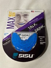 SISU Max NextGen Guard 2.4mm Adult Mouthguard (Electric Blue) New In Package