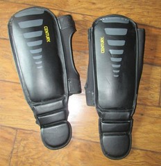 Century Kickboxing Brave Shin Guards Pads Martial Arts MMA X/XL USED.