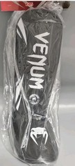 Venum Challenger Standup MMA Kids Pair Shin Guards Medium Black & White Durable