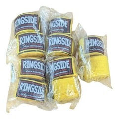 Ringside Boxing Handwraps Yellow Gold MMA Mexican Hand Wraps 180″ (5 Pairs)