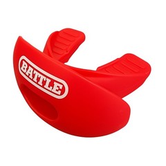 Battle Oxygen Lip Protector Mouthguard – Football and Sports One Size, Red