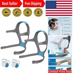Soft Adjustable N20 Headgear Strap Set with Magnetic Clips – Comfortable Support