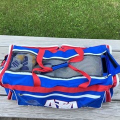 ATA Black Belt Academy 28″ Equipment Duffle Bag Blue Red Taekwondo Karate MMA