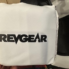 Revgear Youth Medium Training Headgear Black White for Boys Girls Boxing MMA