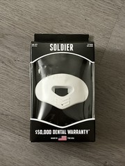 Soldier Mouthguard with Tethers – One Size Fits All – New in Box