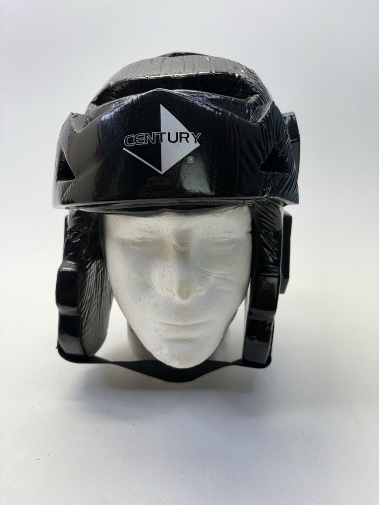 Century Martial Arts Sparring Headgear Black Adult M/L New Karate Tae Kwon Do