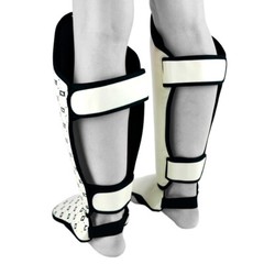 Fairtex SP5 Shin Guards Muay Thai Boxing MMA Kickboxing Martial Arts White