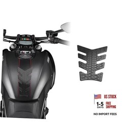 | Motorcycle Center Tank Pad Protector | Universal Fit | Vertebrae | Icon Black