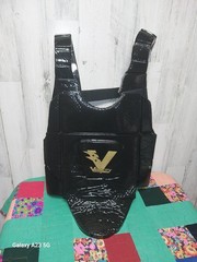 Lightning By Proforce Chest Protector Black Size Large Hook and loop strap