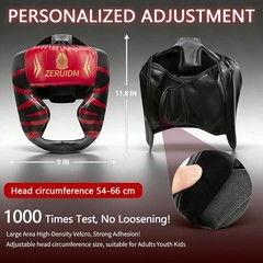 2 Pack Boxing Headgear for Youth Adult, Thickened Training Sparring Head Guar…