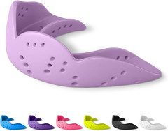 Aero Medium Mouthguard, Lucky Lavender – 30% Stronger Protection for Lacrosse, F
