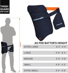 Moonwalkr Thigh Guard 2.0 Cricket Blue (Size- XL)