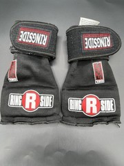 Ringside Quick Wrap Gel Shock MMA Boxing Hand Wraps, L/XL Black