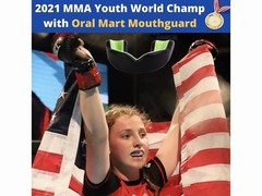 Oral Mart Black/Green Youth Mouthguard for Kids – Karate, Flag Football, MMA