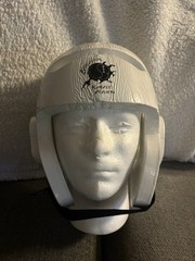 Lightning by PROFORCE Sparring Martial Arts White Helmet Adult Size Medium