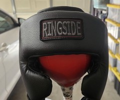 Ringside Headgear Black and White USA Boxing Approved Size XLarge