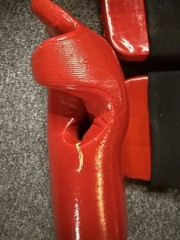 Red Martial Arts Sparring Foot And Hand Guards, Shin Guards Muay Thai Kickboxing