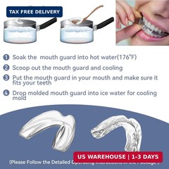 Protector de dientes bucal dental para bruxismo los nervios rechinar apretar 8pc