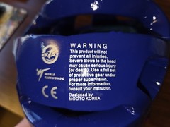 MOOTO EXTERA Head Gear Taekwondo Guard Blue Headgear WT WTF – Medium