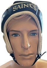 showtime athletics SAINTS YXL soft shell headgear made in pakistan
