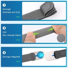 Soft Adjustable N20 Headgear Strap Set with Magnetic Clips – Comfortable Support