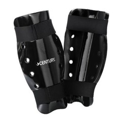 Century Martial Arts Sparring Shin Guards Pads Black Size Adult M/L