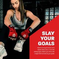 Padded Inner Gloves for Boxing, Kickboxing, Muay Thai, MMA Gel Hand Wraps