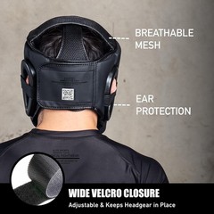 Boxing Headgear Men, Boxing Head Guard Sparring Gear, MMA Headgear Kickboxing…