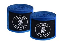 Tough Brave 4-Pack Boxing / MMA Hand Wraps – 5 m Elastic Cotton Wrist & Knuckle