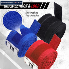 FIVING Boxing Hand Wraps Inner Gloves for Men Women, 180 Inch Black