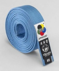 Tokaido Martial Arts Karate, WKF Approved Sky Blue Belt