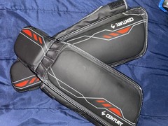CENTURY Brave AFC Boxing Martial Arts Shin Guards kids S/M Black Red White