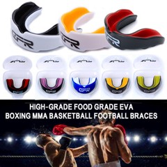 CFR Adults Boxing Mouth Guard MMA Sports Teeth Protector Mouthpiece With Case