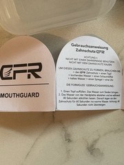 “CFP”Gel Gum Mouth Guard Shield Teeth Grinding Boxing MMA Sports MouthPiece Case