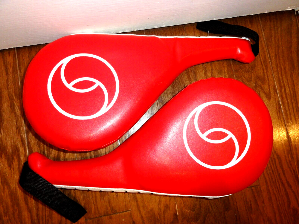 Taekwondo Kick Boxing Karate Paddles PU Leather Muay Thai MMA Martial Art